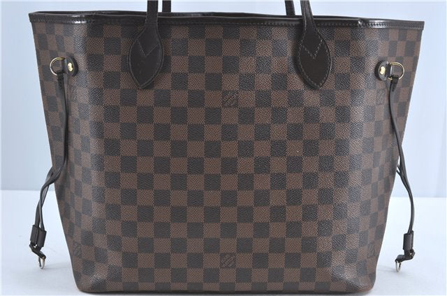 Authentic Louis Vuitton Damier Neverfull MM Shoulder Tote Bag N41358 LV J1397