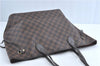 Authentic Louis Vuitton Damier Neverfull MM Shoulder Tote Bag N41358 LV J1397
