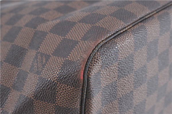Authentic Louis Vuitton Damier Neverfull MM Shoulder Tote Bag N41358 LV J1397