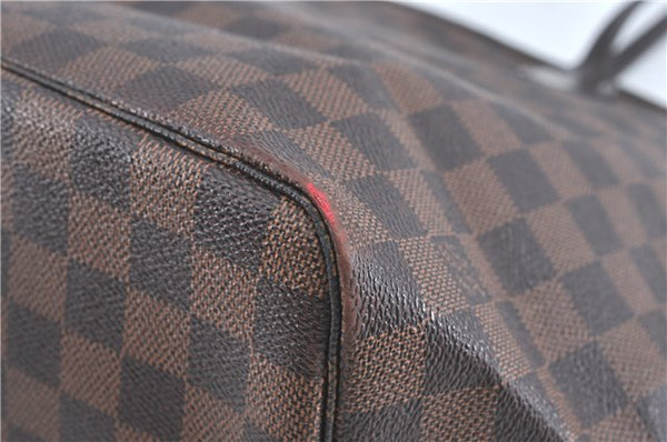 Authentic Louis Vuitton Damier Neverfull MM Shoulder Tote Bag N41358 LV J1397