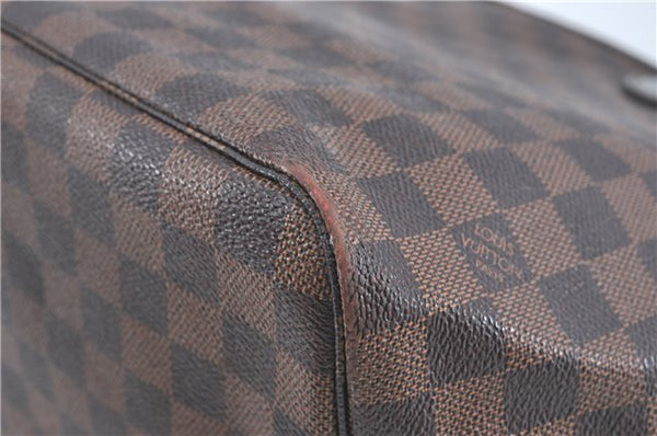 Authentic Louis Vuitton Damier Neverfull MM Shoulder Tote Bag N41358 LV J1397