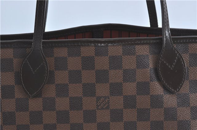 Authentic Louis Vuitton Damier Neverfull MM Shoulder Tote Bag N41358 LV J1397