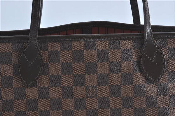 Authentic Louis Vuitton Damier Neverfull MM Shoulder Tote Bag N41358 LV J1397