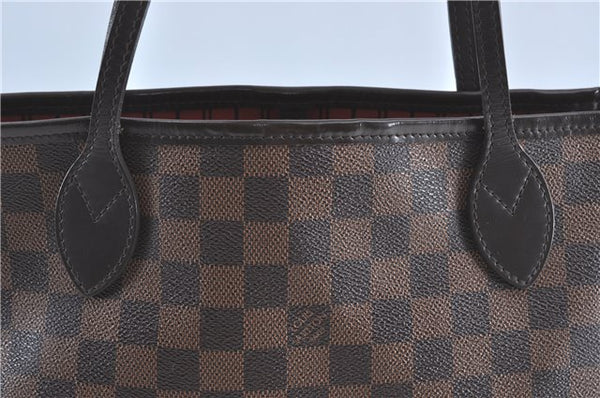Authentic Louis Vuitton Damier Neverfull MM Shoulder Tote Bag N41358 LV J1397