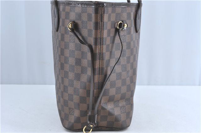 Authentic Louis Vuitton Damier Neverfull MM Shoulder Tote Bag N51105 LV J1420