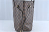 Authentic Louis Vuitton Damier Neverfull MM Shoulder Tote Bag N51105 LV J1420