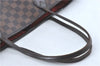 Authentic Louis Vuitton Damier Neverfull MM Shoulder Tote Bag N51105 LV J1420