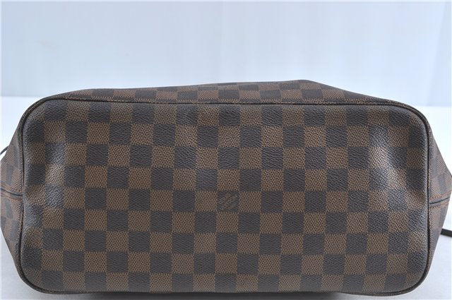 Authentic Louis Vuitton Damier Neverfull MM Shoulder Tote Bag N51105 LV J1420