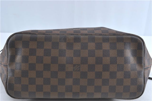 Authentic Louis Vuitton Damier Neverfull MM Shoulder Tote Bag N51105 LV J1420