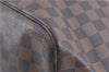 Authentic Louis Vuitton Damier Neverfull MM Shoulder Tote Bag N51105 LV J1420