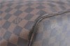 Authentic Louis Vuitton Damier Neverfull MM Shoulder Tote Bag N51105 LV J1420