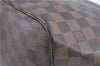 Authentic Louis Vuitton Damier Neverfull MM Shoulder Tote Bag N51105 LV J1420