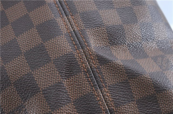 Authentic Louis Vuitton Damier Neverfull MM Shoulder Tote Bag N51105 LV J1420