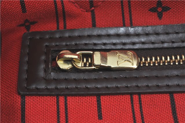 Authentic Louis Vuitton Damier Neverfull MM Shoulder Tote Bag N51105 LV J1420