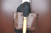 Authentic Louis Vuitton Damier Neverfull MM Shoulder Tote Bag N51105 LV J1420