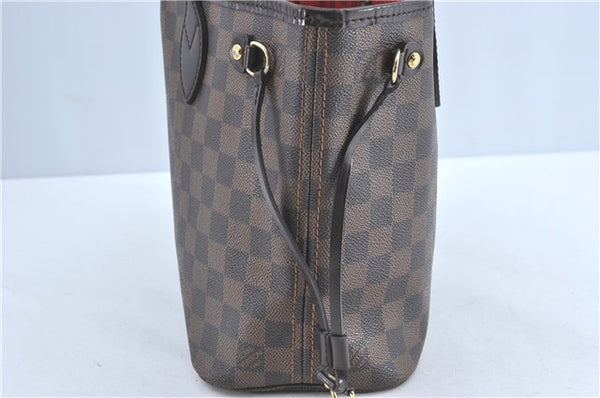 Authentic Louis Vuitton Damier Neverfull PM Shoulder Tote Bag N51109 LV J1452