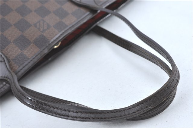 Authentic Louis Vuitton Damier Neverfull PM Shoulder Tote Bag N51109 LV J1452