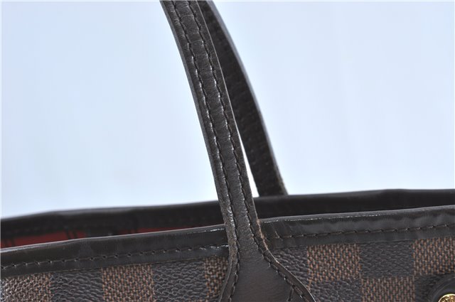 Authentic Louis Vuitton Damier Neverfull PM Shoulder Tote Bag N51109 LV J1452