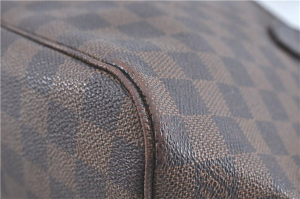 Authentic Louis Vuitton Damier Neverfull PM Shoulder Tote Bag N51109 LV J1452