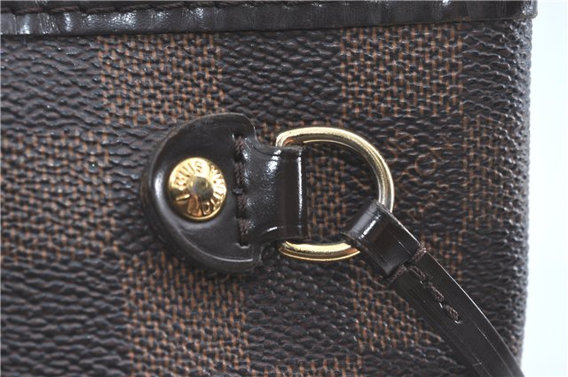 Authentic Louis Vuitton Damier Neverfull PM Shoulder Tote Bag N51109 LV J1452