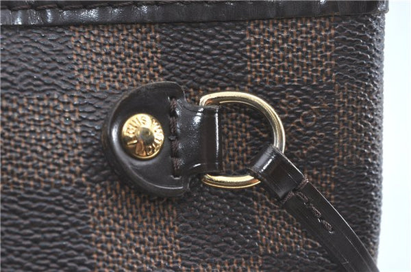 Authentic Louis Vuitton Damier Neverfull PM Shoulder Tote Bag N51109 LV J1452