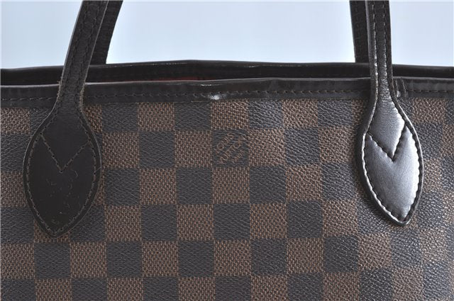 Authentic Louis Vuitton Damier Neverfull PM Shoulder Tote Bag N51109 LV J1452
