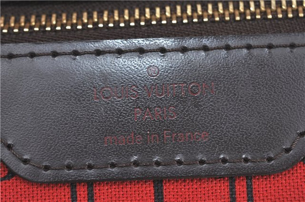 Authentic Louis Vuitton Damier Neverfull PM Shoulder Tote Bag N51109 LV J1452