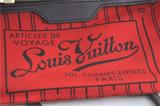 Authentic Louis Vuitton Damier Neverfull PM Shoulder Tote Bag N51109 LV J1452