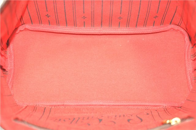 Authentic Louis Vuitton Damier Neverfull PM Shoulder Tote Bag N51109 LV J1452