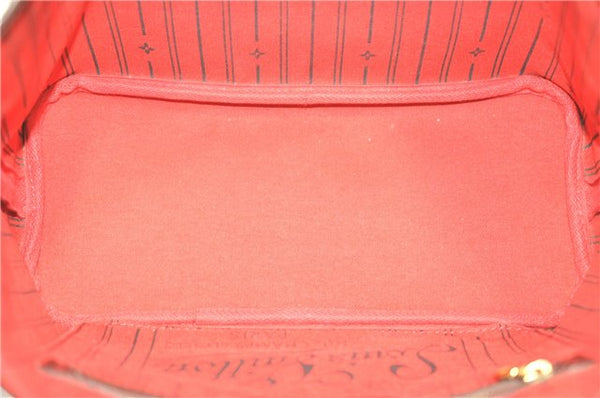 Authentic Louis Vuitton Damier Neverfull PM Shoulder Tote Bag N51109 LV J1452