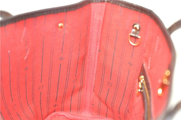 Authentic Louis Vuitton Damier Neverfull PM Shoulder Tote Bag N51109 LV J1452