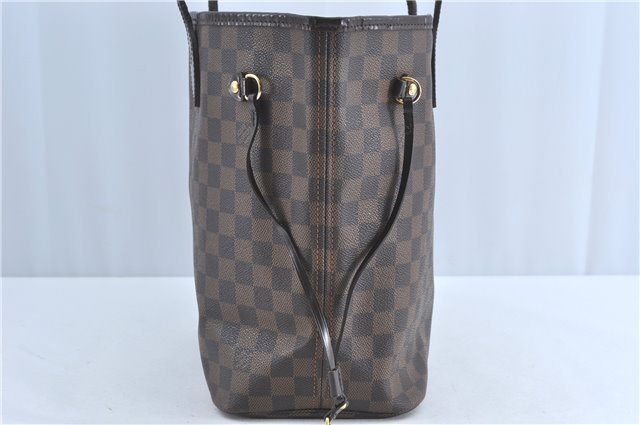 Authentic Louis Vuitton Damier Neverfull MM Shoulder Tote Bag N51105 LV J1455