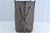 Authentic Louis Vuitton Damier Neverfull MM Shoulder Tote Bag N51105 LV J1455