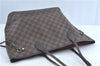Authentic Louis Vuitton Damier Neverfull MM Shoulder Tote Bag N51105 LV J1455