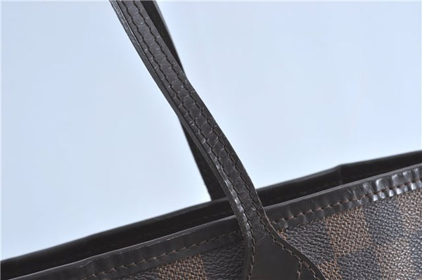 Authentic Louis Vuitton Damier Neverfull MM Shoulder Tote Bag N51105 LV J1455