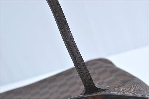 Authentic Louis Vuitton Damier Neverfull MM Shoulder Tote Bag N51105 LV J1455