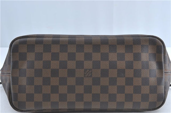 Authentic Louis Vuitton Damier Neverfull MM Shoulder Tote Bag N51105 LV J1455