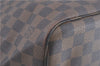 Authentic Louis Vuitton Damier Neverfull MM Shoulder Tote Bag N51105 LV J1455