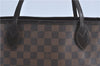 Authentic Louis Vuitton Damier Neverfull MM Shoulder Tote Bag N51105 LV J1455