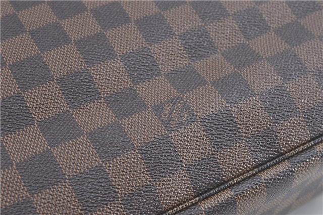 Authentic Louis Vuitton Damier Neverfull MM Shoulder Tote Bag N51105 LV J1455