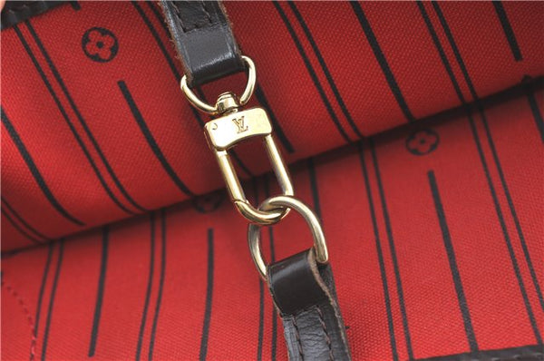 Authentic Louis Vuitton Damier Neverfull MM Shoulder Tote Bag N51105 LV J1455