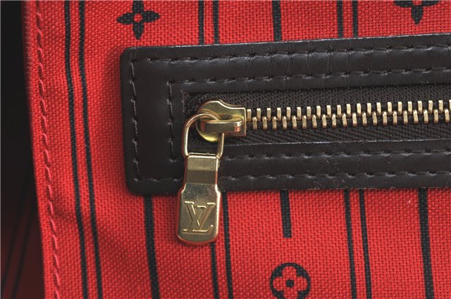 Authentic Louis Vuitton Damier Neverfull MM Shoulder Tote Bag N51105 LV J1455