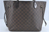 Authentic Louis Vuitton Damier Neverfull MM Shoulder Tote Bag N51105 LV J1527