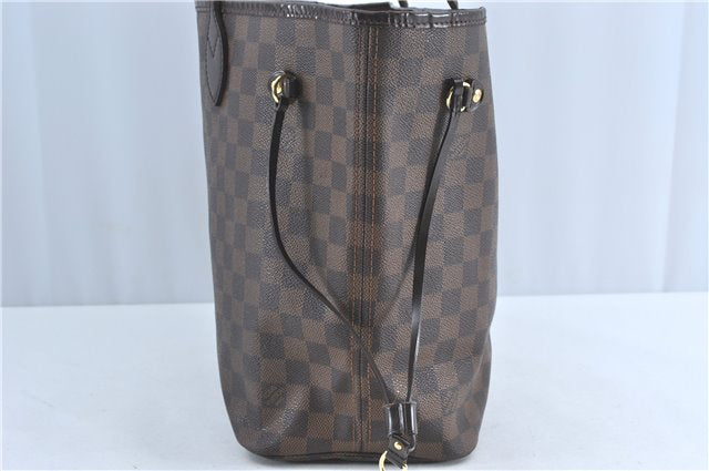 Authentic Louis Vuitton Damier Neverfull MM Shoulder Tote Bag N51105 LV J1527