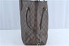 Authentic Louis Vuitton Damier Neverfull MM Shoulder Tote Bag N51105 LV J1527