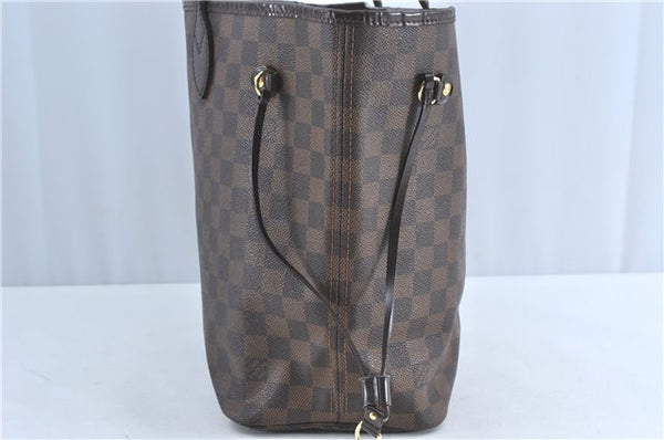 Authentic Louis Vuitton Damier Neverfull MM Shoulder Tote Bag N51105 LV J1527