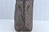 Authentic Louis Vuitton Damier Neverfull MM Shoulder Tote Bag N51105 LV J1527