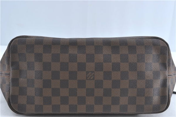 Authentic Louis Vuitton Damier Neverfull MM Shoulder Tote Bag N51105 LV J1527