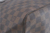 Authentic Louis Vuitton Damier Neverfull MM Shoulder Tote Bag N51105 LV J1527