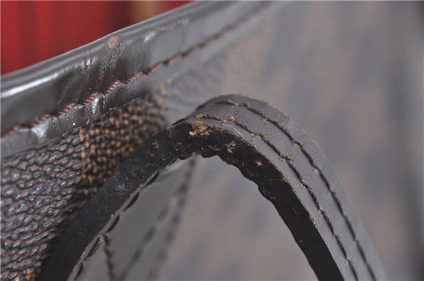 Authentic Louis Vuitton Damier Neverfull MM Shoulder Tote Bag N51105 LV J1527